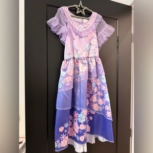Disney Encanto Lavender Floral Kids Dress